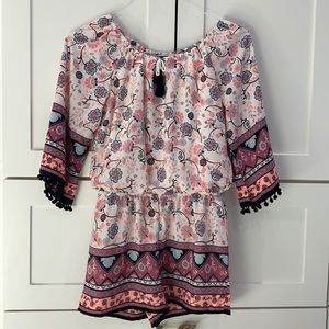 Off the shoulder romper